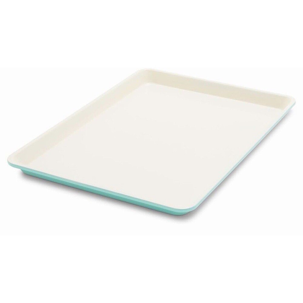 GreenPan Bakewell 13x18 Ceramic Nonstick Baking Sheet Pan Turquoise READ